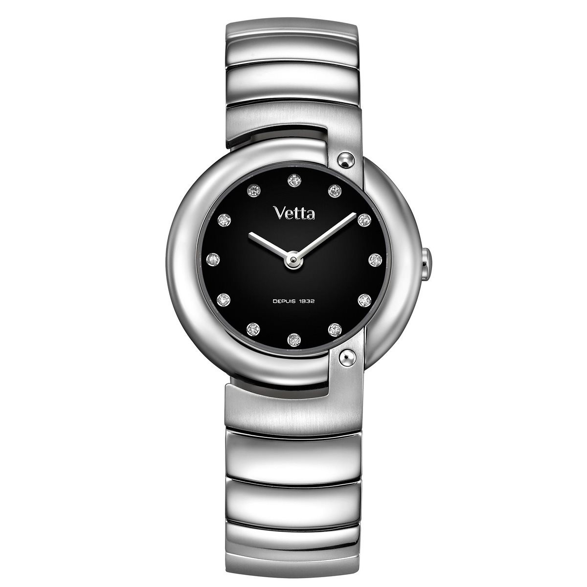 Montre Vetta Femme Paris en acier inoxydable argenté modèle VW0087
