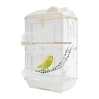 Bird Cage with Food Bowls Bath, Flight Cage, Bird Cage for Medium & Small Birds