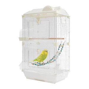 Bird Cage with Food Bowls Bath, Flight Cage, Bird Cage for Medium & Small Birds