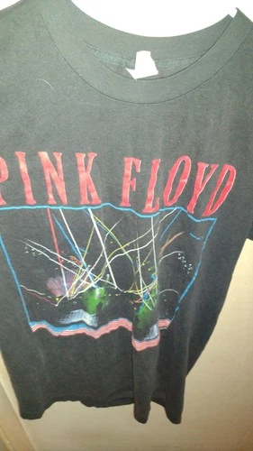 Pink Floyd Tour Concert T-Shirt Size Large 1980s vintage concert t-shirt, vintage, size L, single stitch, B+ condition