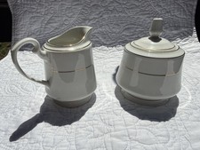 Sango Fine China D Or 8404 Creamer & Covered ...