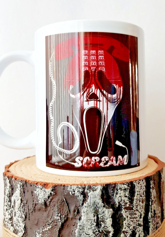 Scream Cool Ghostface Mug - Scream, Creepy Horror Movie Gift - Cool Gift Halloween ...