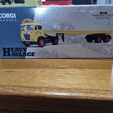 CORGI HEAVY HAULAGE 12801 FODEN FG ARTICULATED & LONG PLATFORM TRAILER Ref OA1
