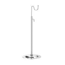 410-730mm Purse Display Stand Silver Metal Adjustable Handbag Rack Holder 2Pack