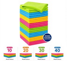 Microfibre Cleaning Cloths Kitchen Valeting Dusters Wash Towel Soft Towel 30cm