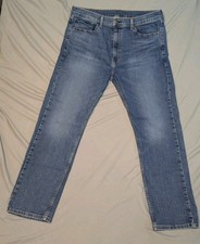 Levi's 506 Jeans Men's 38x30 Straight Fit Blue Light Wash Denim