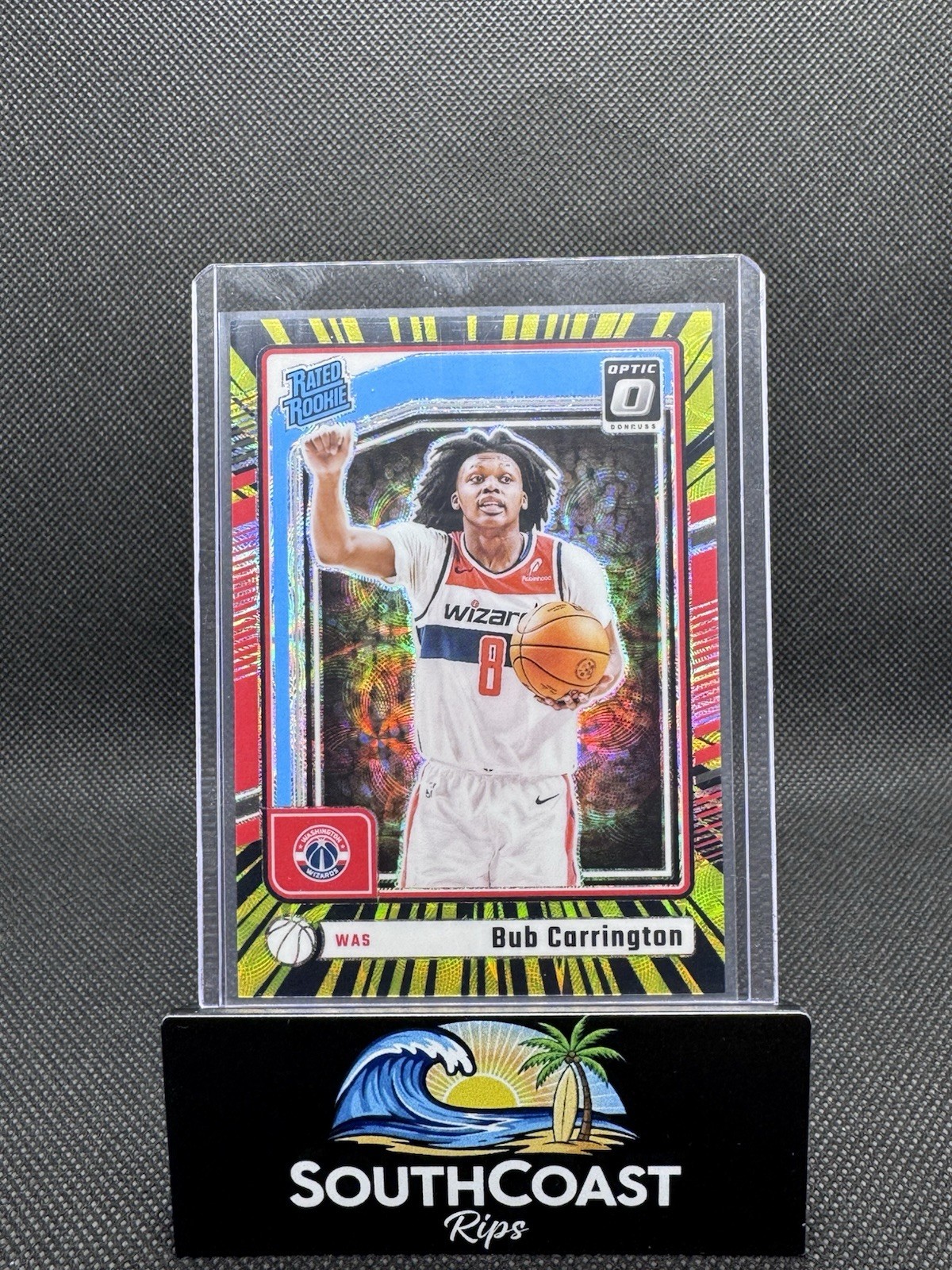 Bub Carrington 2024-25 Panini Donruss Optic Electricity Prizm 39/75 #273