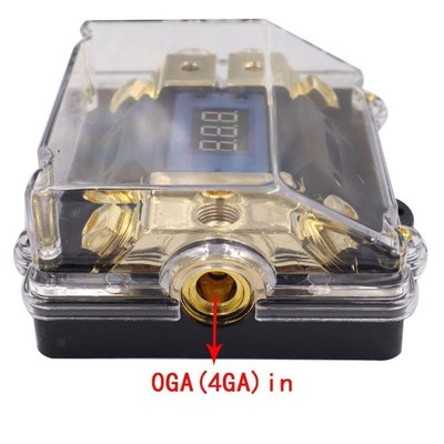 Car Audio Digital LED Spannungsanzeige Auto Audio Equipments ANL