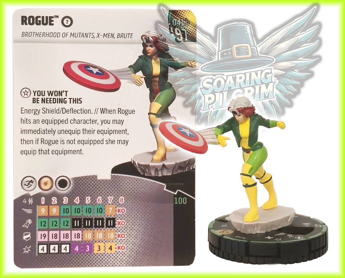 Marvel Heroclix ROGUE - 041b - PRIME SUPER RARE X-Men '97 Set | eBay