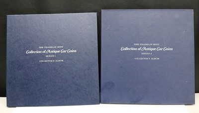 Franklin Mint Antique Car Coin Collection Series 1 & 2 Complete Set 1901 To 1925
