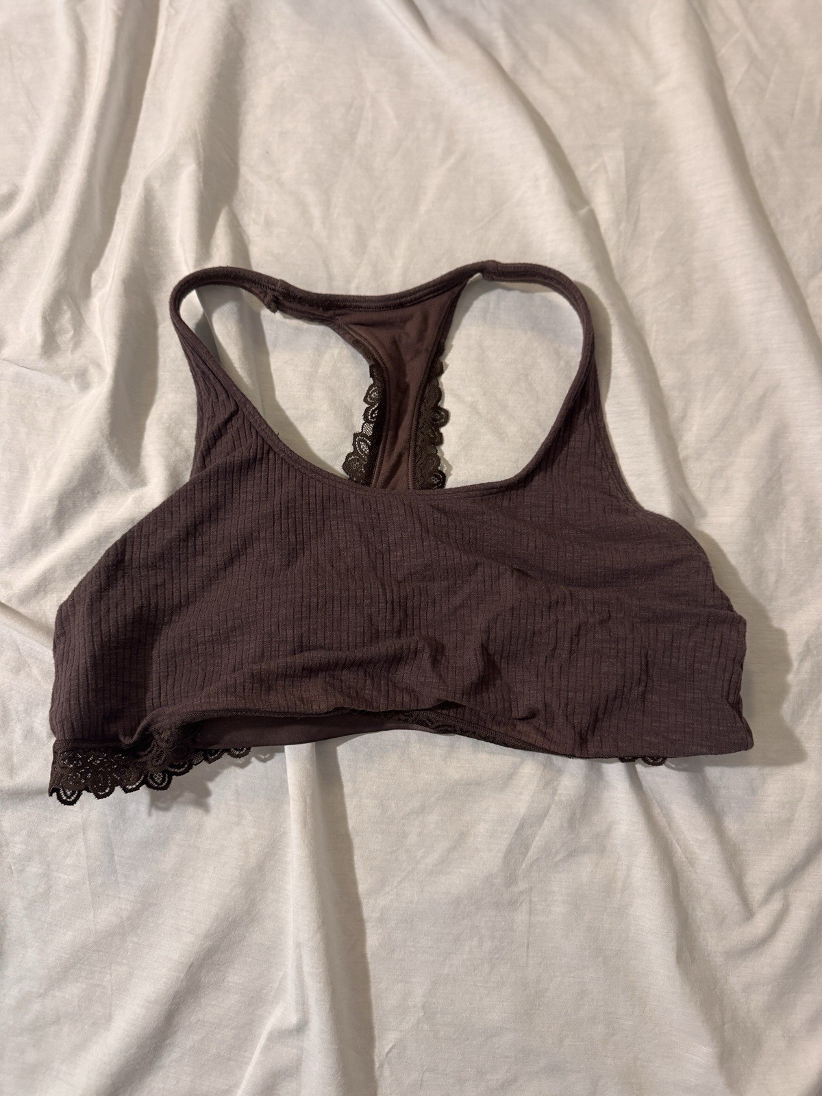 Aerie bralette Brown Size XL lace Bra-image