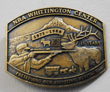 NRA Whittington Center Belt Buckle, Preserving Our Shooting Heritage, Lot D