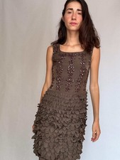 Alex & Claude vintage dress, viscose blend, retro design, vintage 90s, US M, eve