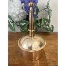 Vintage Solid Brass Finial Lid Decorative Cover Heavy Metal Architectural Decor