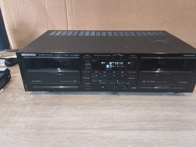 Kenwood KX-W8010 Doppel Kassettendeck / Beide Tape REC Aufnahme Top  - Bild 1 von 4