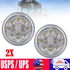 2x Par36 24W LED Work Lights RE25126 Headlight For John Deere 3300 7700 9560