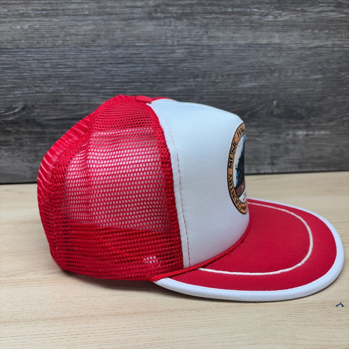 Vintage Country Music Hall of Fame Hat Snap Back Red Nashville Tennessee Music View 6