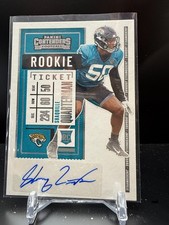 CZA027 - 2020 Contenders - Rookie Ticket Shaquille Quarterman #256 - Auto