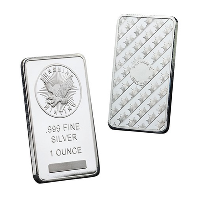 #ad 1 Troy Oz Sunshines Mint .999 Fine Silver Bar Pure Silver Investment $34.89