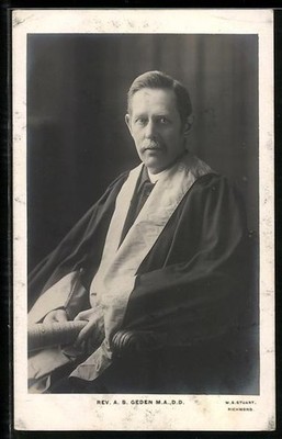 Portrait Rev. A. S. Geden M. A. D. D., Ansichtskarte 