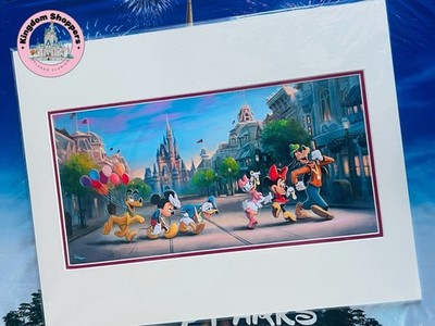 2026 Disney Parks Rob Kaz RunDisney  Marathon Monday Mickey Donald Goofy Print