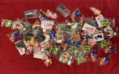 88 x Nintendo Super Mario, Peach, Toad, Yoshi Figuren 7 cm  Neu & Ovp etc.