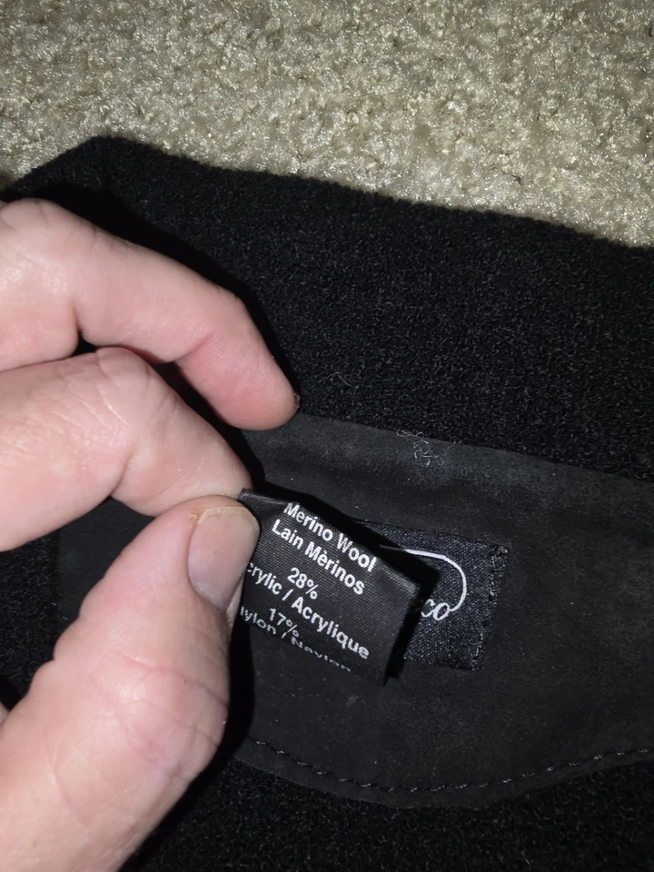 MARCO DE MONDO LEATHER and MORENO WOOL sweater/jacket.  54 Or 44US L VINTAGE 90s - Image 2 of 4