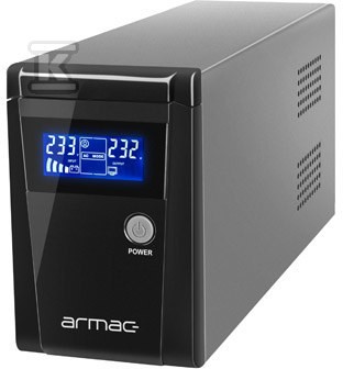 Armac Notstromversorgung UPS OFFICE LINE-INTERACTIVE O/650E/LCD (650 VA, 390 W, Line-Interaktiv USV), USV - Bild 6