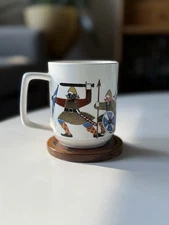 Figgjo Flint The Vikings Coffee Mug Rolf Froyland Design Norway 10oz Ceramic