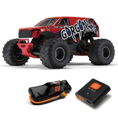 ARRMA GORGON 4X2 MEGA 550 Brushed Monster Truck RTR 1:10 rot - ARA3230ST2