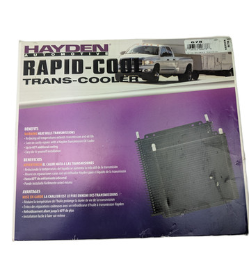 【HYDE】 Hayden Automotive 678 Rapid-Cool Transmission Oil Cooler 9-1/2