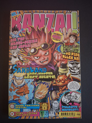 BANZAI! - Manga - Nr. 1 November 2001 Deutsch Manga-Magazin
