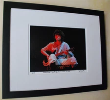 Jimmy Page from Led Zeppelin live fine art photo LA Forum 1985 signed # 13/100