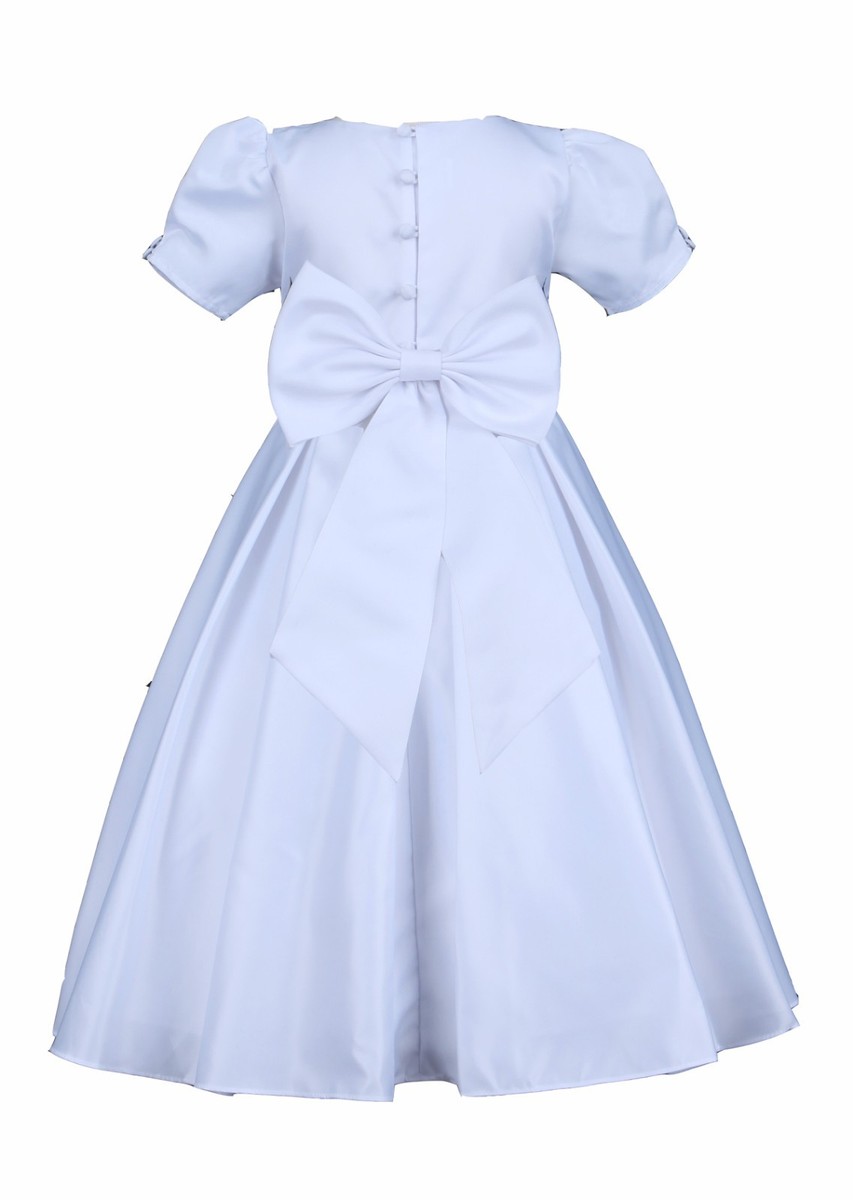 white christmas dresses Classic Flower Girl Dress 1 Year / Without Train / White main image 1