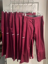 LOT OF 7 Women's Dickie's  Sketchers Scrub Pants - size: Petite Medium