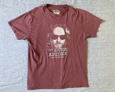 Ripple Junction The Big Lebowski/The Dude Purple 2008 Y2k T-Shirt used sz M