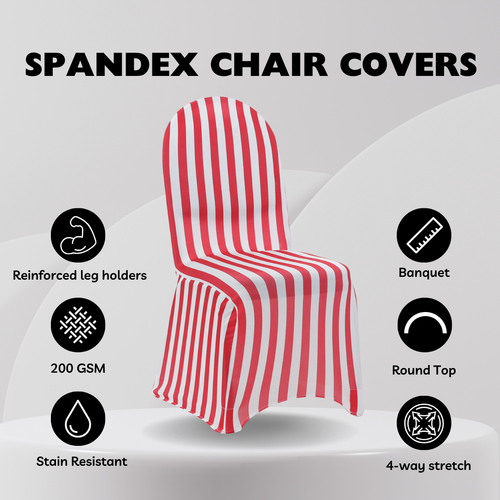 Your Chair Covers - 6 Pack Stretch Spandex Banquet Chair Covers - Picture 251 of 348