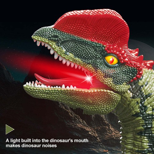 Remote Control Dinosaur Toy 2.4GHz Electric Walking Robot with Realistic Sounds - Picture 5 of 15