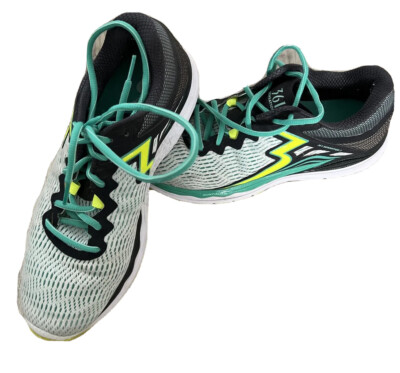 361 Degrees Sensation Women’s Green and Yellow Running Shoe Sneaker Sz 11 