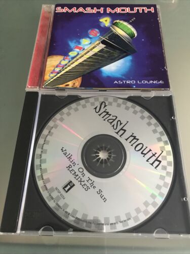 LOT OF 2 CDs Smash Mouth - Walkin' On The Sun Remixes Promo & Astro Lounge