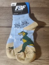 World's Largest Dinosaur Socks Size Small 1-5 New