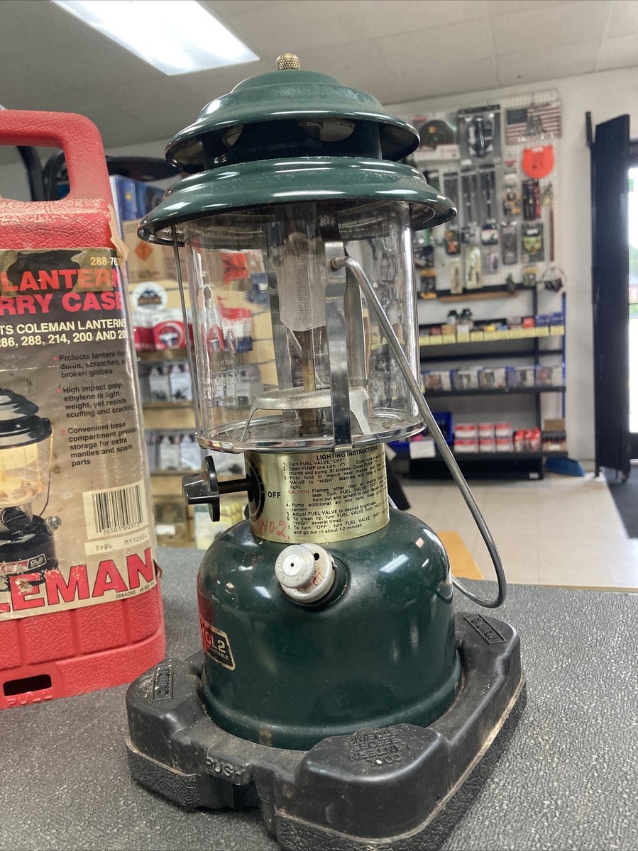 Coleman Gas Lantern Model 288 W/ Red Case | eBay