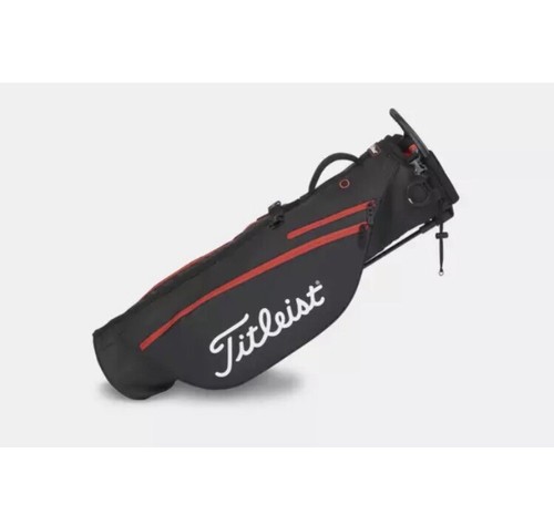 Titleist Premium Carry Bag - Black/Black/Red - TB23CY1-006