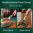 Stainless Steel Pizza Spatula and Cooking Tongs Set, Multi-Purpose  — photo 2