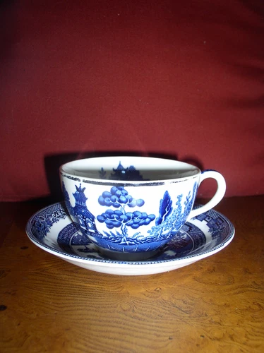 Johnson Bros.-Willow: 2 Cup and Saucer Sets