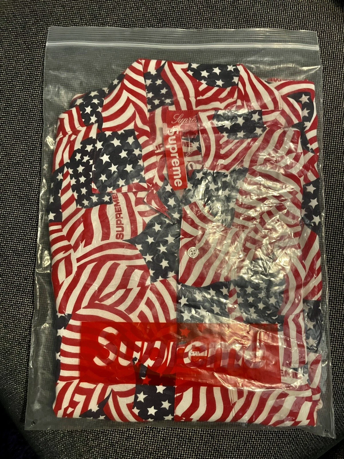 Chemise homme Supreme Flags Rayon S/S taille S