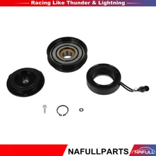 A/C AC Compressor Clutch Kit Pulley Coil For Hyundai Santa Fe 2001 - 2006 2.7L