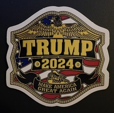 Donald Trump Sticker MAGA 2024 (3 x 3 inches)