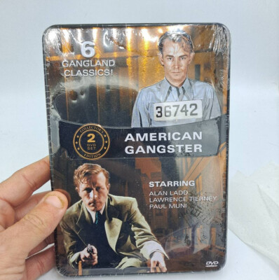 New DVD American Gangster 6 Gangland Classics 2 DVD set collectors edition tin