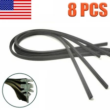 8 x Pcs Universal 28" Car Bus Silicone Frameless Windshield Wiper Blade Refill